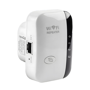 Repetidor WiFi, Amplificador de Señal, 300Mbps, Inalámbrico, 2.4Ghz, Extensor de Red, Intensificador, Dongle WiFi, Amplificador de Rango WiFi LGX-D3 - Product Image 1