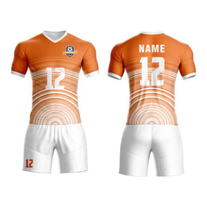 Unisex High Quality Soccer Wear OEM Sublimation Gedrucktes Logo Fußball trikot für Trainings club oder Team Jersey Großhandel Günstig - Product Image 3