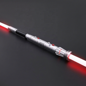 <span class=keywords><strong>Sabre</strong></span> <span class=keywords><strong>laser</strong></span> rechargeable TESKU pour Darth Maul Venator SE, double lame métallique, 16 sons, 12 couleurs, pour adultes - Product Image 1