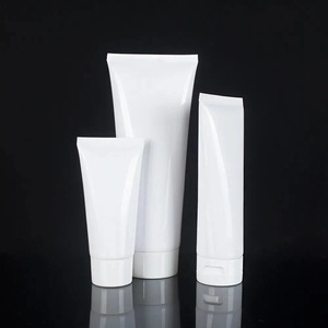 Toptan boş 5ml 10ml 15ml 20ml 30ml 50ml 100ml 150ml beyaz plastik PE kozmetik sıkmak yüz yıkama tüpü ile Flip Top kapak - Product Image 6