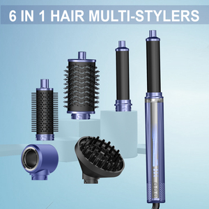 Air Styler Secador De Pelo Bldccepillo Alisador De Pelo 6 En 1 doppia tensione spazzola per capelli asciugatrice <span class=keywords><strong>pettine</strong></span> dritto - Product Image 2