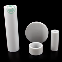 Résistance aux hautes températures 260 ℃   Plaque en polytétrafluoroéthylène blanche, service de découpe sur mesure, feuille de PTFE vierge à 100%, personnalisée
