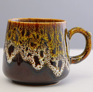 Tasse à eau créative de grande capacité, tasse à café en céramique colorée avec poignée, tasses à café <span class=keywords><strong>pour</strong></span> couple, cadeau <span class=keywords><strong>pour</strong></span> meilleur ami - Product Image 2