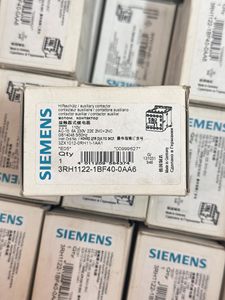 Contactor Relé Siemens 3RH1122-1BF40-0AA6 Nuevo Original para Sistemas de Control Programable PLC de Automatización Industrial - Product Image 1