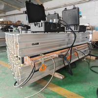 Vulcaniseur de bande transporteuse portable en alliage d'aluminium léger, machine de raccordement de bande en caoutchouc haute efficacité