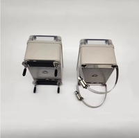 Dispositif de protection contre les foudres numériques d'extérieur avec compteur de foudres, écran LCD, installation en acier inoxydable, données de 5 ans