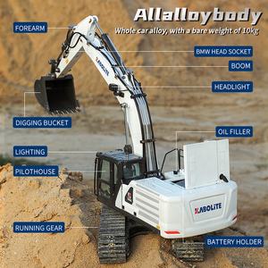 2.4Ghz alliage métal télécommande <span class=keywords><strong>RC</strong></span> pelle 1/18 échelle hydraulique ingénierie véhicule Construction camion <span class=keywords><strong>Kabolite</strong></span> K961-100S - Product Image 5