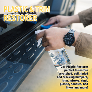 Restaurateur de plastique automobile Retour au noir brillant Produits de nettoyage de <span class=keywords><strong>voiture</strong></span> Autos Polissage et réparation Rénovateur de revêtement pour les détails de voitures - Product Image 4