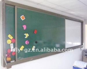 <span class=keywords><strong>Tableau</strong></span> vert coulissant personnalisé Flyfashion, <span class=keywords><strong>tableau</strong></span> <span class=keywords><strong>noir</strong></span> intelligent pliable effaçable à sec pour l'école, la salle de classe, le centre de formation - Product Image 5