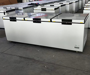 Xiangming ticari yatay üst-dondurucu buzdolabı büyük kapasiteli derin göğüs buz kabine soğutma ekipmanları - Product Image 4