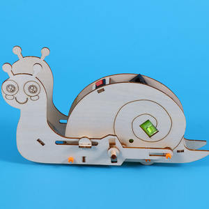 Kit d'expériences scientifiques primaires et secondaires, Modèles scientifiques de physique, Jouet escargot, Jouet DIY pour étudiants, Jouets d'ingénierie scientifique en bois et plastique - Product Image 4