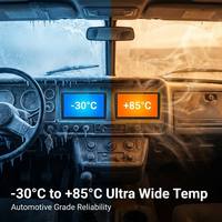 شاشة عرض LCD TFT IPS مقاس 7 بوصات بدقة 800×480، سطوع 1000 شمعة/م2، قابلة للقراءة تحت أشعة الشمس، نطاق حرارة من -30 إلى 85 درجة مئوية، مناسبة للسيارات، مدمجة وواسعة النطاق الحراري، لتعديل السيارات