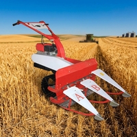 Moissonneuse-batteuse multifonctionnelle pour blé et riz avec moteur essence/diesel/électrique