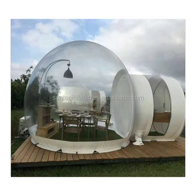 Outdoor Factory Direct Hot Sale Durable Fashion Cheap PVC Transparent Camping Inflatable Bubble Tent With Frame