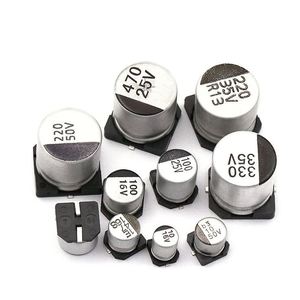 Condensador electrolítico de aluminio 1UF 50V a 1000UF 16V Paquete de 400 valores surtidos para reparación de electrónica y proyectos de bricolaje - Product Image 2