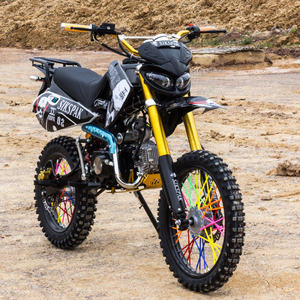 Moto tout-terrain de 125 cm3, moto à essence, moto de course avec moteur 4 temps, double suspension pour la conduite en plein air - Product Image 4