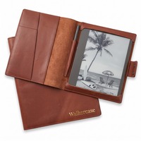 Personnalisation OEM ODM de l'étui Kindle Scribe en cuir véritable avec logo gravé, support magnétique et porte-stylet, fabrication sous marque privée