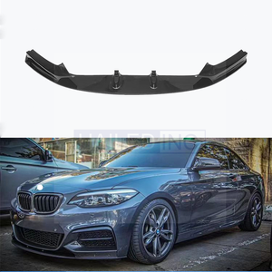 Lèvre de pare-chocs avant pour <span class=keywords><strong>BMW</strong></span> 2 Series F22 F23 M Sport 2014-2019 MP Splitter Diffuser Body Kit Spoiler Bumper Guard Protection - Product Image 4