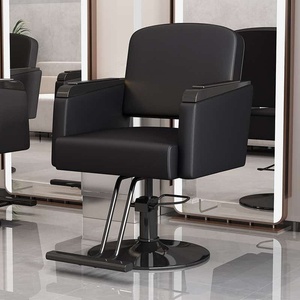 Fauteuil de coiffure professionnel moderne avec base dorée pour la vente en gros - Product Image 1