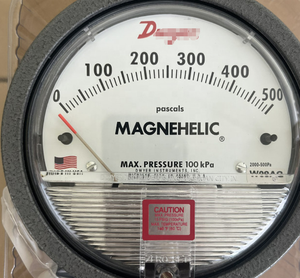 シリーズ2000磁気-lic差圧ゲージ2300-1000PAから2300-500PA 2300-60PA 2つの1/8 NPT接続 - Product Image 3