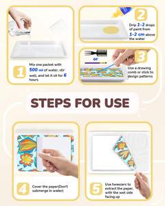 Pintura <span class=keywords><strong>de</strong></span> Marmoleado al Agua <span class=keywords><strong>para</strong></span> <span class=keywords><strong>Niños</strong></span>, Pintura <span class=keywords><strong>de</strong></span> Mármol Dorado Metálico, <span class=keywords><strong>Manualidades</strong></span> <span class=keywords><strong>para</strong></span> <span class=keywords><strong>Niños</strong></span> <span class=keywords><strong>de</strong></span> 6 <span class=keywords><strong>a</strong></span> <span class=keywords><strong>12</strong></span> <span class=keywords><strong>A</strong></span>ños, Kit <span class=keywords><strong>de</strong></span> Pintura Mágica <span class=keywords><strong>de</strong></span> Marmoleado - Product Image 2