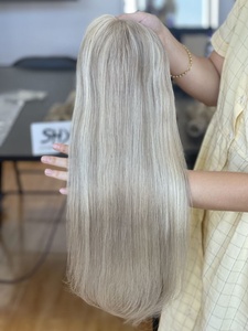 Fast Shipping 100% Real Virgin Human <b>Hair</b> Straight <b>Topper</b> 6x7 Inch Lace Closure 16 Inch PU Ventilated in Stock for <b>Women</b> - Product Image 3