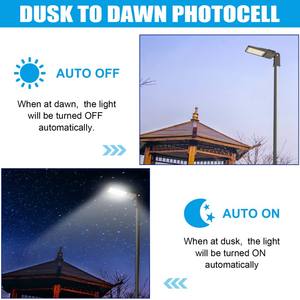 Éclairage LED intelligent intégré, blanc froid, boîtier en aluminium moulé sous pression, lampadaires pour cour extérieure dans les villes intelligentes - Product Image 6