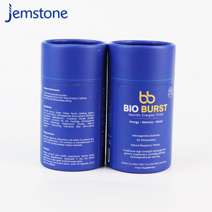 Materiales ecológicos, venta al por mayor de China, caja de embalaje de cilindro, embalaje de tubo de papel personalizado Kraft - Product Image 1