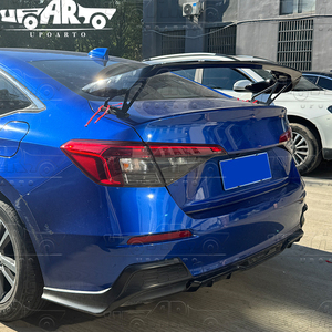 สปอยเลอร์ตกแต่งรถยนต์ HS แบบ ABS ลายคาร์บอนไฟเบอร์ สไตล์ Type R สำหรับฝากระโปรงท้ายรถยนต์ Honda <span class=keywords><strong>Civic</strong></span> <span class=keywords><strong>Hatchback</strong></span> รุ่นที่ 11 <span class=keywords><strong>FL</strong></span> ปี 2022 2023 - Product Image 5