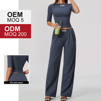 Ensemble de sport pour femmes, style tendance, vêtements décontractés, course à pied, gym, séchage rapide, yoga, fitness