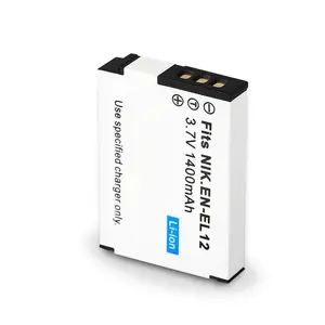 ENEL12 1400mAh 3,7 V batería de cámara de repuesto para Nikon <span class=keywords><strong>Coolpix</strong></span> S620 S630 <span class=keywords><strong>S640</strong></span> S70 S1000PJ P340 S960 EN EL12 - Product Image 4
