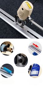 Automatic Cloth <b>Cutting</b> <b>Machine</b> with Long Handle Round Knife and <b>Fabric</b> End Cutter Thick Material Edge Cutter Used Condition - Product Image 5