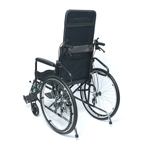 Silla de Ruedas Manual Reclinable de Acero al Carbono para Cuidado en el Hogar con Marco Impreso y Asiento con Ruedas Cómodo - Product Image 5