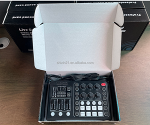 M6 Tarjeta de sonido en vivo profesional 48V Micrófono de diafragma grande Una variedad de efectos de sonido Cambio de <span class=keywords><strong>voz</strong></span> Tarjeta de sonido en vivo dedicada - Product Image 3