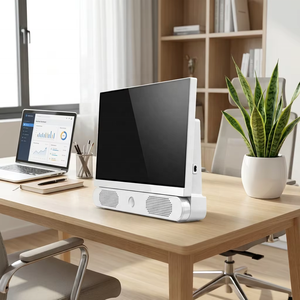 สมาร์ททีวี 24 นิ้ว จากโรงงานโดยตรง แบตเตอรี่ 10000mAh พกพาสะดวก LED Full HD ลำโพงในตัว รองรับพลังงานแสงอาทิตย์ ขายส่ง B2B จอภาพแบบชาร์จไฟได้ - Product Image 3