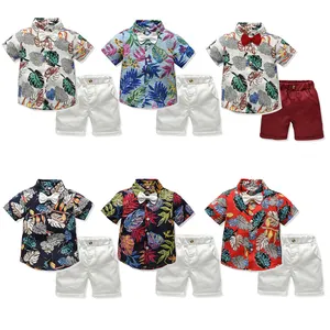 Fashion baby boy shirt shorts set summer kids wear children clothing toddler boy clothes for kid