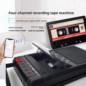 Stile retrò digitale Aux to Cassette Tap registratore e lettore <span class=keywords><strong>MP3</strong></span> formato convertitore - Product Image 6