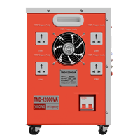 Stabilisateur de tension monophasé YILONG 12KVA 220V, régulateur automatique de type servo à tension constante, affichage numérique 0.96