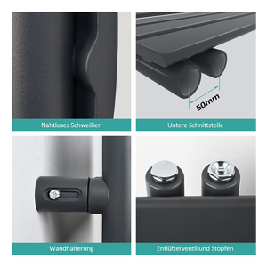 Designer de luxe en acier à faible teneur en carbone porte-serviettes chauffant radiateur de <span class=keywords><strong>serviette</strong></span> salle de bain mural <span class=keywords><strong>Design</strong></span> décoratif radiateur à <span class=keywords><strong>eau</strong></span> <span class=keywords><strong>chaude</strong></span> - Product Image 6