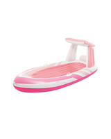 Bateau gonflable Intex Pink Paradise avec auvent pare-soleil