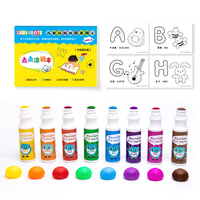 Fournitures d'art Super septembre, pas de désordre, tamponneuses de gingembre Non toxiques, marqueurs lavables pour enfants, pack de livres d'activité, ensemble de stylos de papeterie
