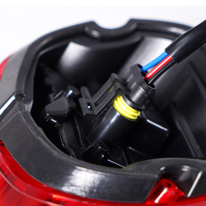 Luz Trasera LED Harley Roja Ahumada Negra de Repuesto para Motocicleta Harley Glide 883 1200 - Product Image 1