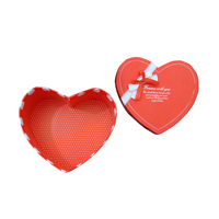 Boîtes cadeaux rigides en forme de cœur pour mariage et Saint-Valentin, impression personnalisée de luxe
