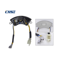 Utilisation du moteur 178F/186F universel 5KW 6.5KW 8KW AVR trois stabilisateur de générateur d'essence triphasé 5.5KVA AVR 8 fils