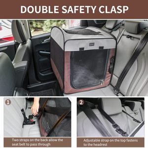 Xách Tay Pop up Trong Nhà Đóng Mở Du Lịch Crate Mềm Hai Mặt Mèo Túi Thoát Khỏi Vật Nuôi Lồng Chó Chuồng Và Crate Cho Chó Mèo - Product Image 2