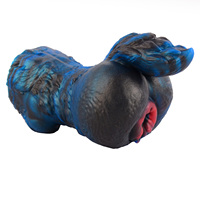 GEEBA Furry Wolf Monster Male Masturbator Silicone Fantasy Beast Butt Sex Toys for Men Texture Adult New Products Ideas Business