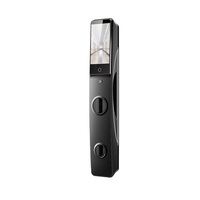 Serrure de porte intelligente avec caméra, système biométrique numérique de reconnaissance faciale et d'empreintes digitales Tuya WiFi Palm Vien