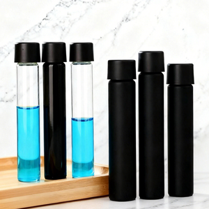 Flacon en verre borosilicate Poketable de 15 ml pour capsules, compléments alimentaires, flacons en verre avec bouchon à sécurité enfant - Product Image 2
