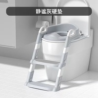 Pot de toilette pliant pour enfants avec marchepied réglable, style échelle, pour garçons et filles, avec coussin, pour usage domestique