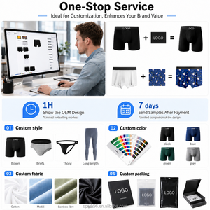 Sous-vêtements pour hommes gays sexy et respirants, type bikini, <span class=keywords><strong>string</strong></span> pour hommes, en maille transparente, type nez d'<span class=keywords><strong>éléphant</strong></span> - Product Image 3